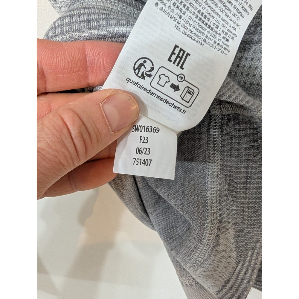 Smartwool Classic Thermal Merino Wool Base Layer Top Grey large gorpcore outdoor - Picture 7 of 7